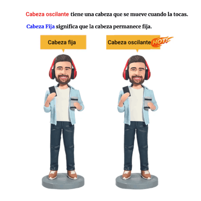 Pareja LGBT Vistiendo Pantalones Cortos de Vacaciones Figuras Personalizadas 3d a Partir de Fotos