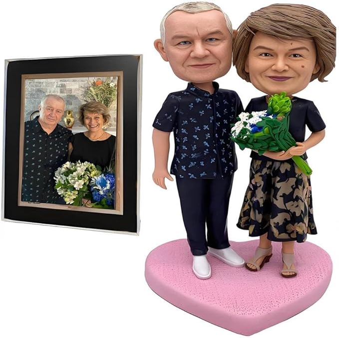 Figuras Bodas de Oro Personalizadas Figuras Personalizadas 3D a partir de Fotos