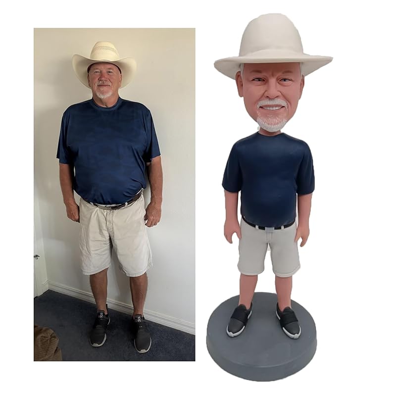 Muñecas Personalizadas con tu Cara y Vestidas Totalmente Personalizable Grabado Regalos para Padre