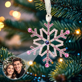 Adornos Navideños Personalizados Adorno Caseo Árbol Navidad con Foto de Proyección Regalos de Navidad