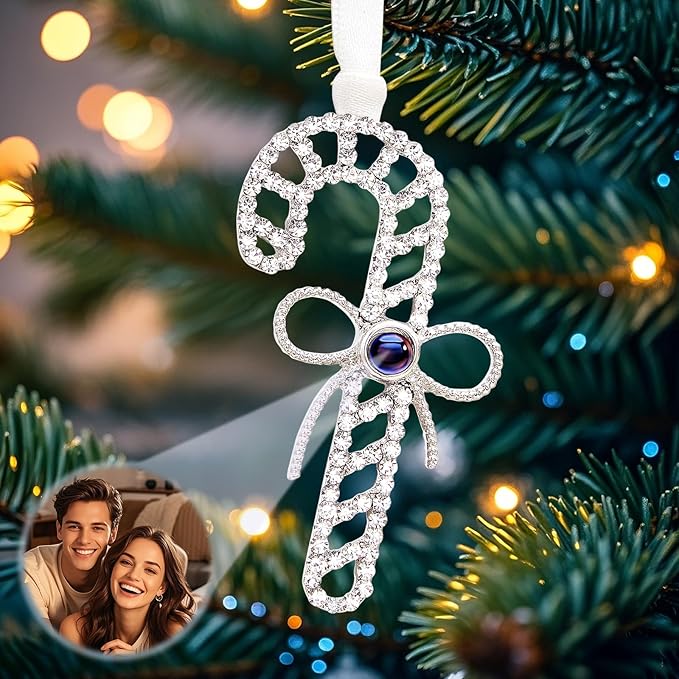 Adornos Navideños Personalizados Adorno Caseo Árbol Navidad con Foto de Proyección Regalos de Navidad