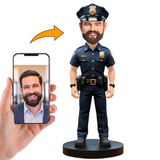 Mejor Regalo para un Policía Guapo Mini Esculturas Personalizadas 3d con Texto Grabado