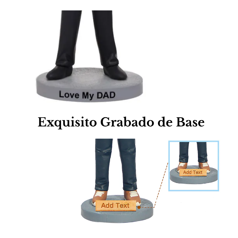 Figuras 3d Personalizadas Superhombre en Traje con Tu Nombre o Logotipo Personalizado