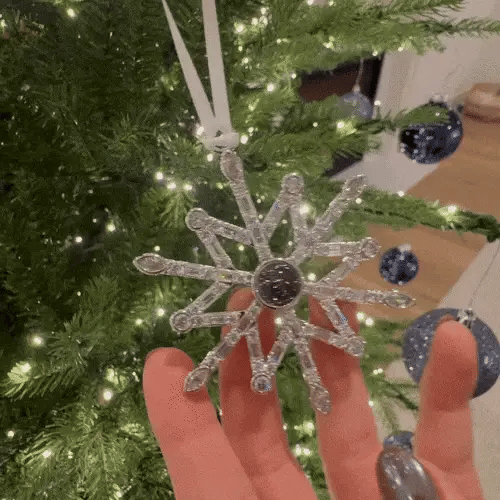Adornos Navideños Personalizados Adorno Caseo Árbol Navidad con Foto de Proyección Regalos de Navidad