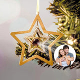 Adornos Navideños Personalizados Adorno Caseo Árbol Navidad con Foto de Proyección Regalos de Navidad