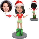 Novia con Regalo de Navidad para Novio Figuras Personalizadas 3d a Partir de Fotos