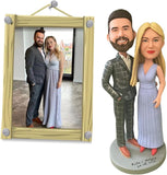 Feliz Aniversario de Boda Muñecos Personalizados para Regalar Figuras en 3D de Personas