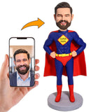 Súper Papá Muñecos Personalizados 3d Superman Regalo del Día del Padre