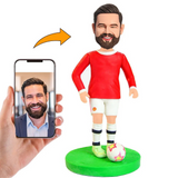 Hombre Jugando Futbol Muñecos en 3d Personalizados Números de Camiseta se Pueden Personalizar