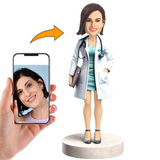 Regalos para Doctoras Figuras Personalizadas Profesiones con Base Grabado