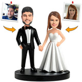 Recién Casados Tomados de la Mano Figuras Novios Personalizadas Regalos para Casados