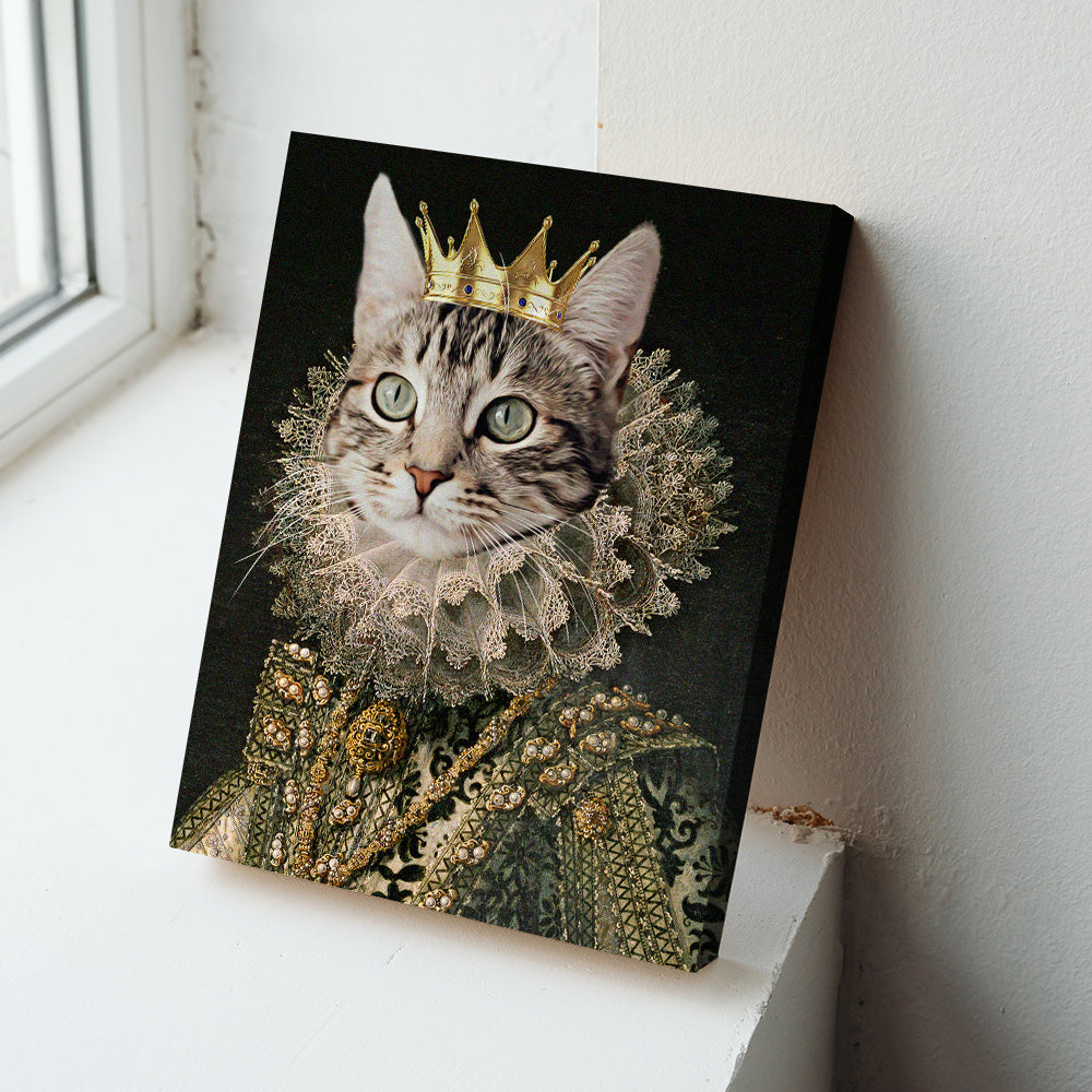 Personalized Pet Portrait Framed Canvas Custom Pet Canvas