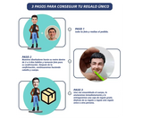 Feliz Aniversario de Boda Muñecos Personalizados para Regalar Figuras en 3D de Personas