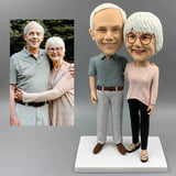 Feliz Aniversario de Boda Muñecos Personalizados para Regalar Figuras en 3D de Personas