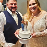 Muñecos Tarta Boda Personalizados Figuras Personalizadas 3D con tu Cara y Vestidas Regado de Boda